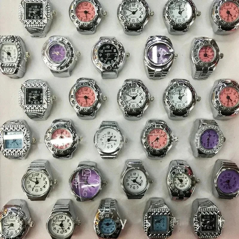 Anillo Reloj De Cuarzo Punk