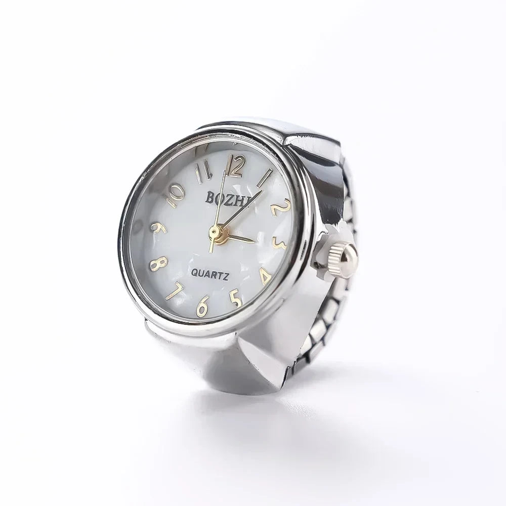 Anillo Reloj De Cuarzo Punk