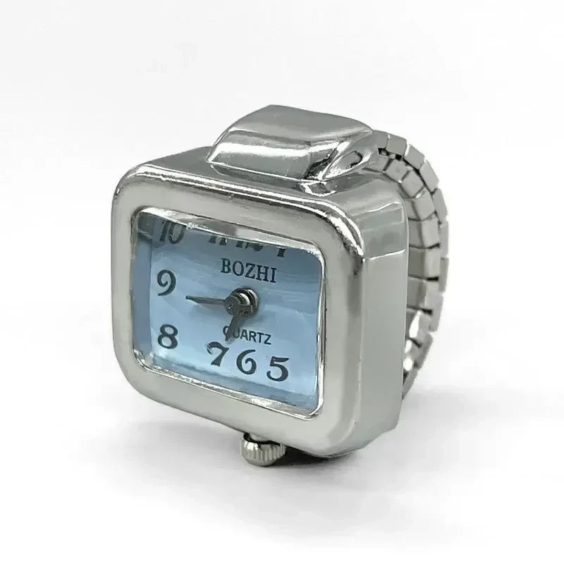 Anillo Reloj De Cuarzo Punk
