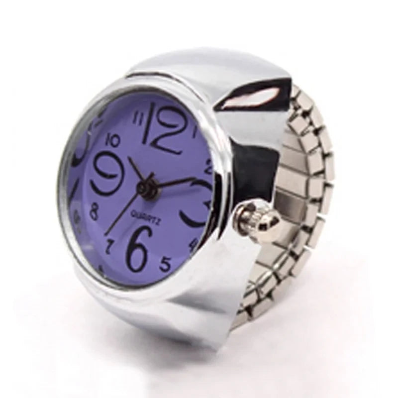 Anillo Reloj De Cuarzo Punk