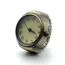 Anillo Reloj De Cuarzo Punk