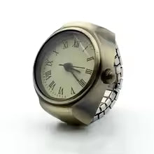 Anillo Reloj De Cuarzo Punk